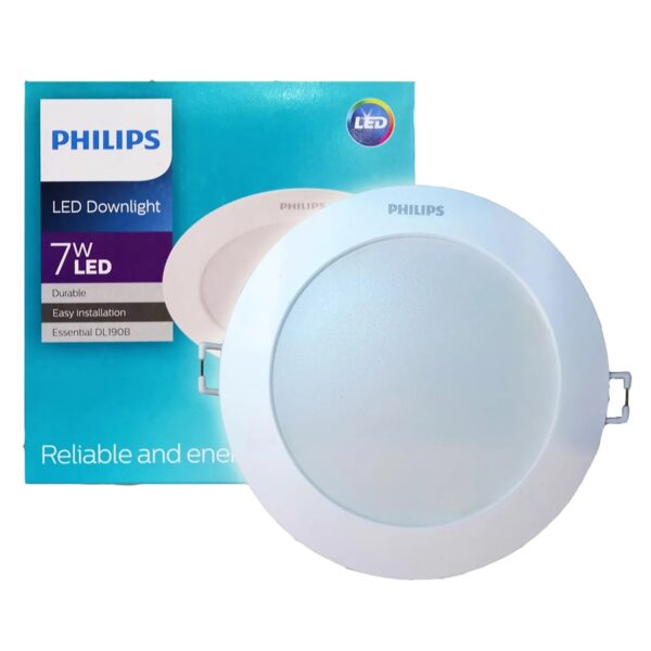 Đèn âm trần Philips Eridani 10w DL190B LED8 D125 840 WH SNI